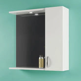 SPECCHIERA BAGNO CON UN ANTA E FARETTO INTEGRATO